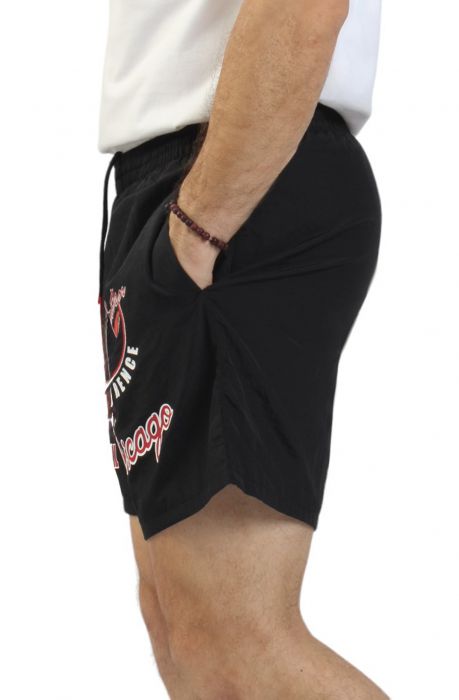 Chicago Bulls Multi Hit Nylon Shorts Black