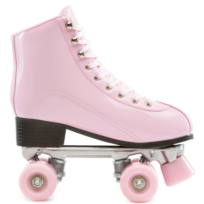 Archie-20 Lace-Up Roller Skates Pink