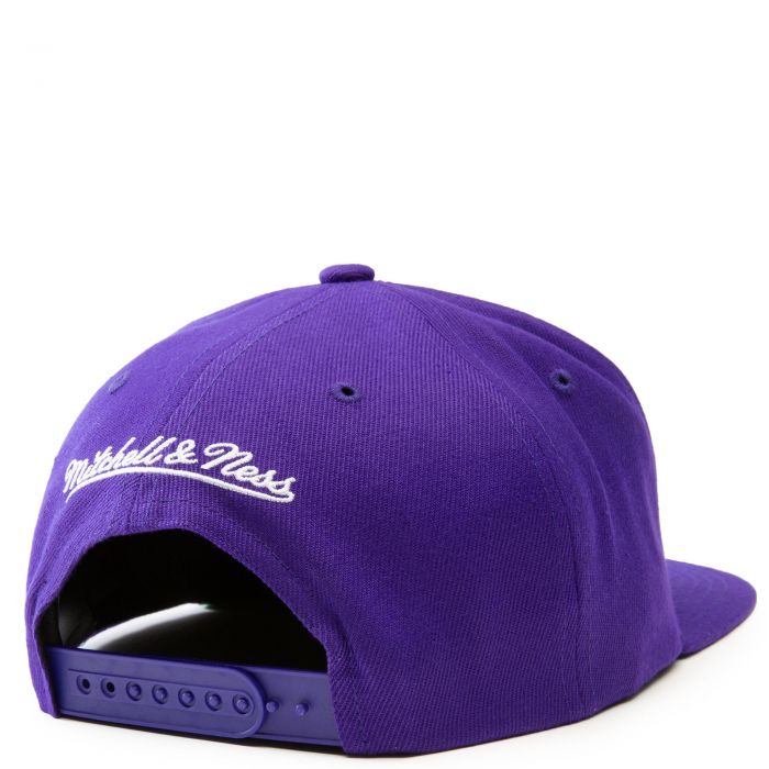 Los Angeles Lakers State Flower Snapback Hat Purple