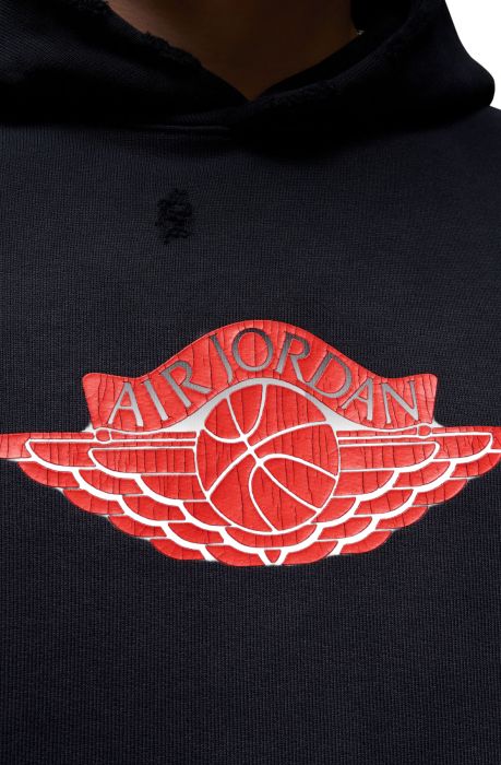 Rare Air Fleece Pullover Hoodie Black