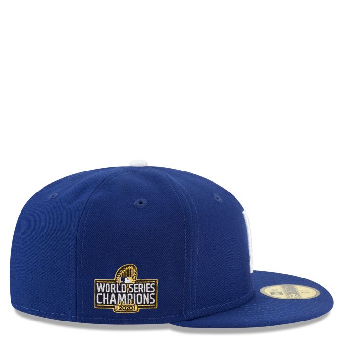 NEW ERA CAPS Los Angeles Dodgers World Series Champions Side Patch 59FIFTY Fitted 12721882 Shiekh