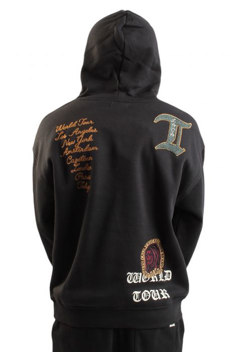 TRUE RELIGION Logo Patch Embroidery Hoodie 108644BLK - Shiekh