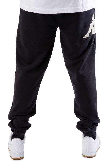 Authentic Coevorden Sweatpants Black Smoke-Orange Salmon-Grey Oyster