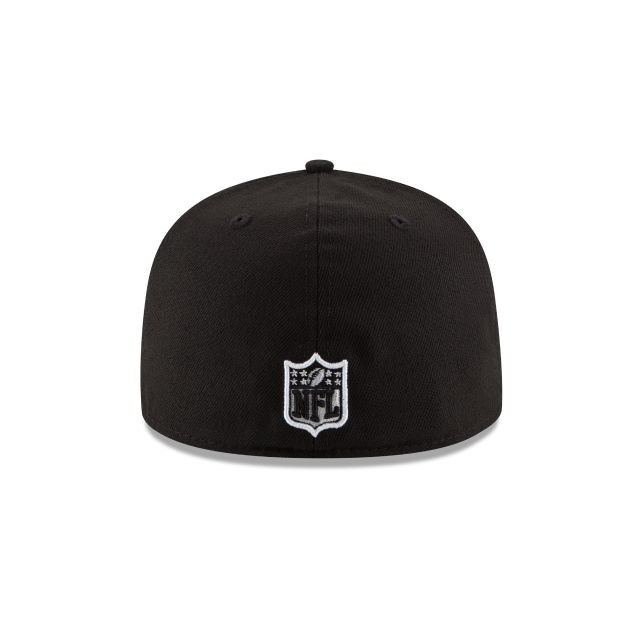 NEW ERA CAPS Las Vegas Raiders Shield 59FIFTY Fitted Hat 11352440 - Shiekh