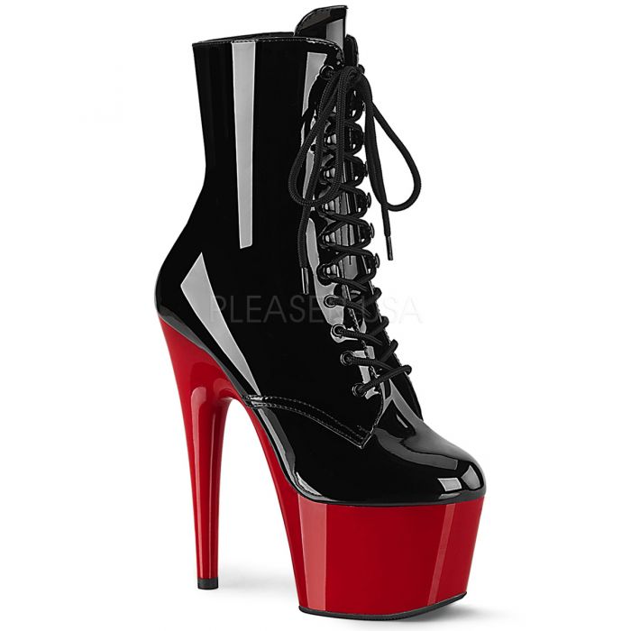ADORE-1020 Blk Pat/Red