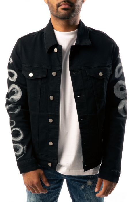 Huntington Denim Jacket Black