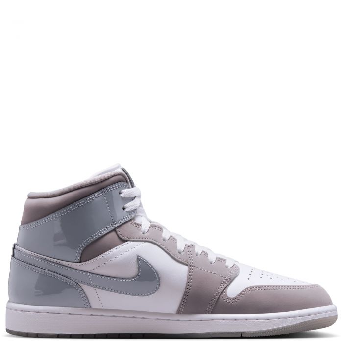 Jordan 1 Mid SE White/Cool Grey-Medium Grey