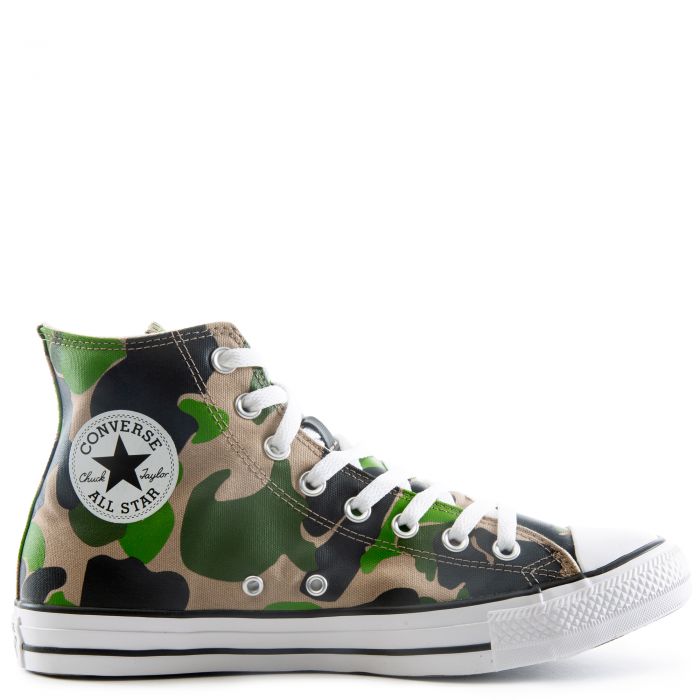 Chuck Taylor All Star Camo HI Black/Candied Ginger/White