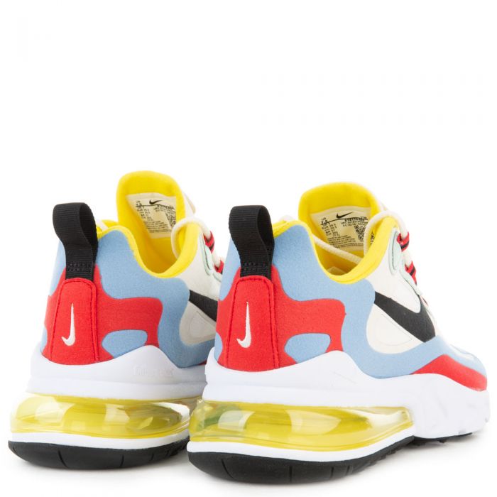 Women's Air Max 270 React Phantom/Black-Light Blue-University Red