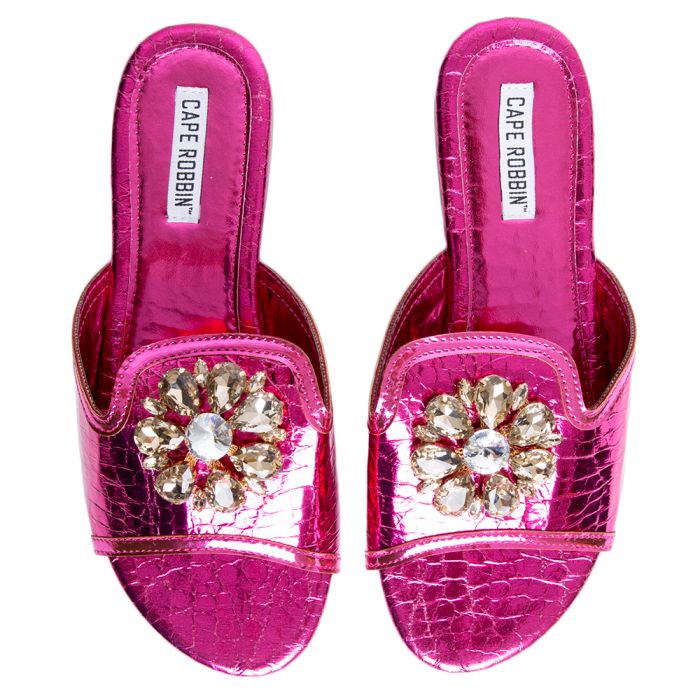 CAPE ROBBIN Leela-10 Sandal LEELA-10/FUCHSIA - Shiekh