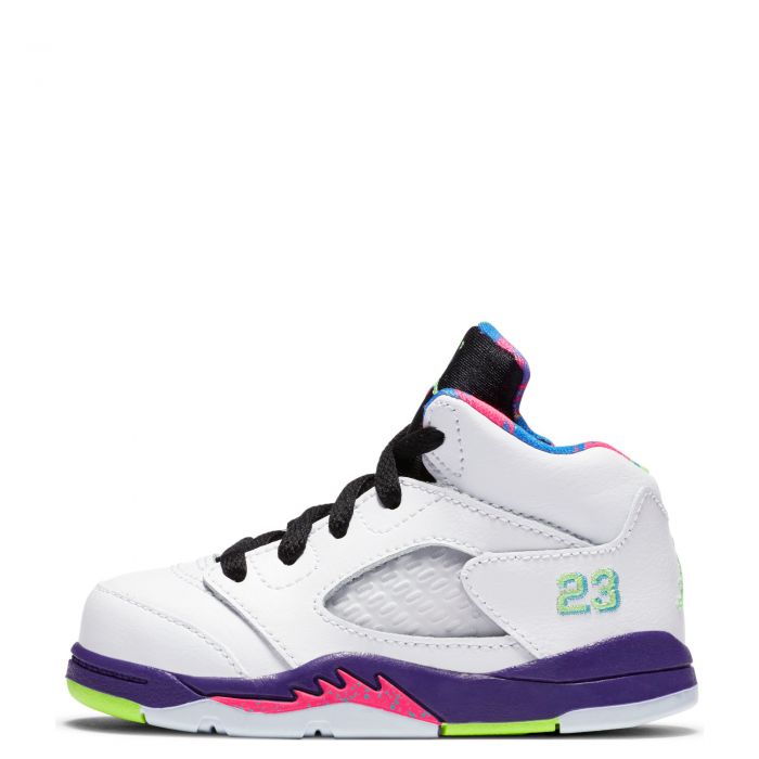 jordan retro 5 white and purple