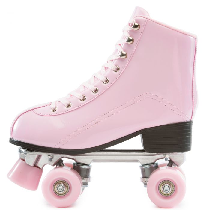 Archie-20 Lace-Up Roller Skates Pink