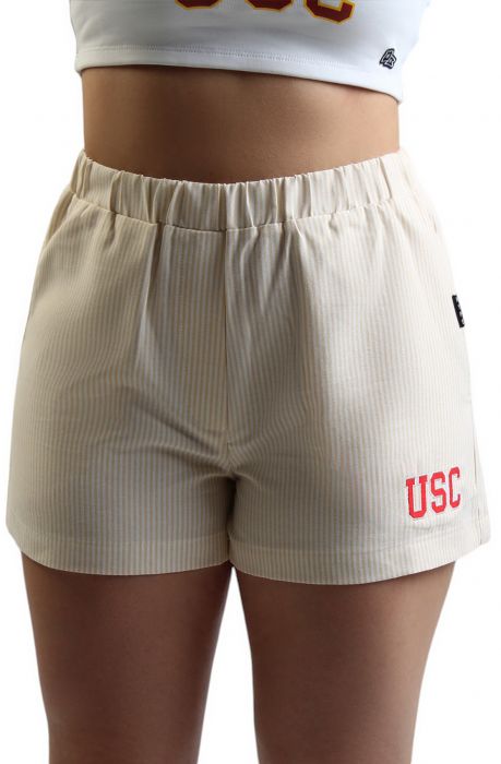 USC HAMPTON SHORTS Gold/White