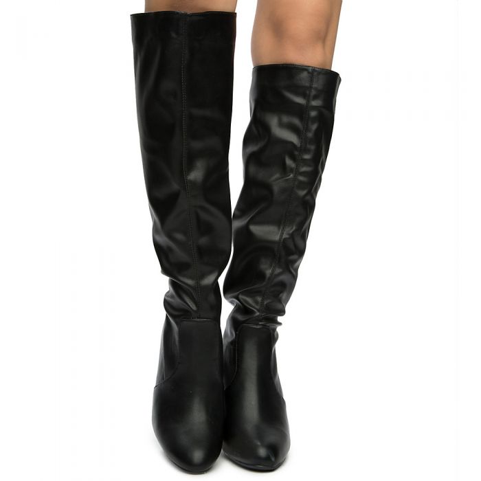 Fresh-01s Knee High Boots BLACK