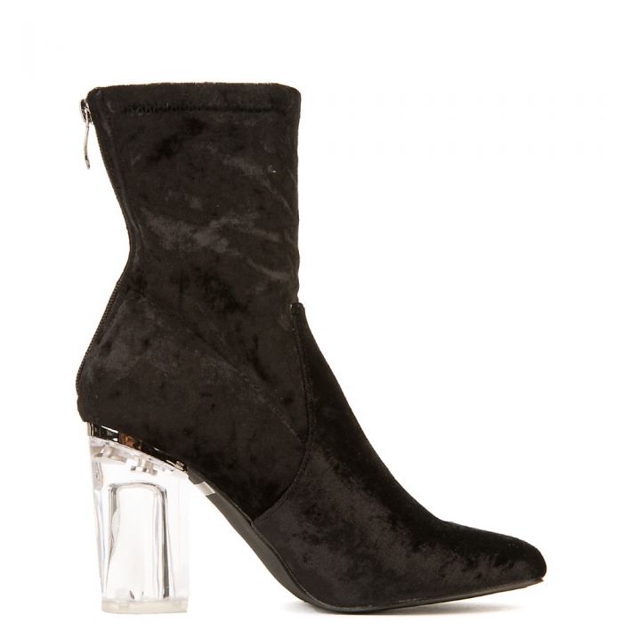 CAPE ROBBIN Women's Fay11 MidCalf High Heel Boot FAY11/BLACK Shiekh