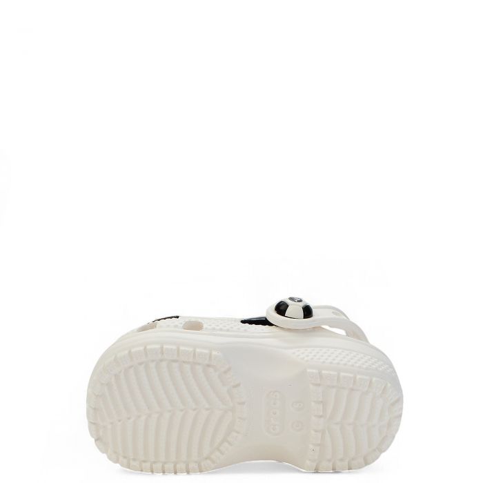 Toddler Soccer Ball Clog  White/Black