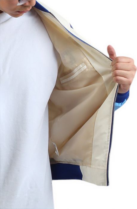 MLB Los Angeles Dodgers World Series Champs Jacket Cream/Royal