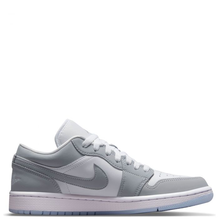 Jordan Air Jordan 1 Low White, Wolf Grey, Aluminum DC0774 105 - Shiekh