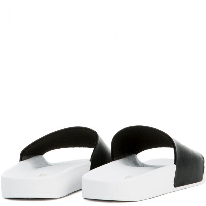 The Fuck Off Slide in White and Black White/Black