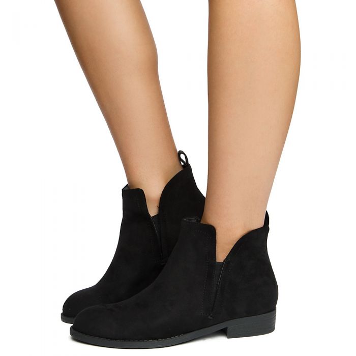 SODA Rudder-S Black SU Ankle Booties FD RUDDER-S BLACK SU - Shiekh