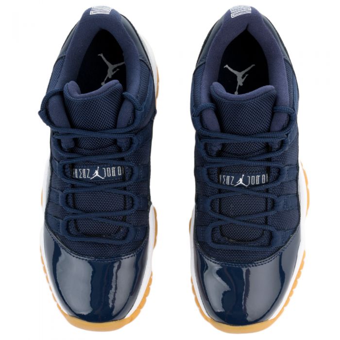 AIR JORDAN 11 RETRO LOW GS MIDNIGHT NAVY/WHITE-GUM LIGHT BROWN