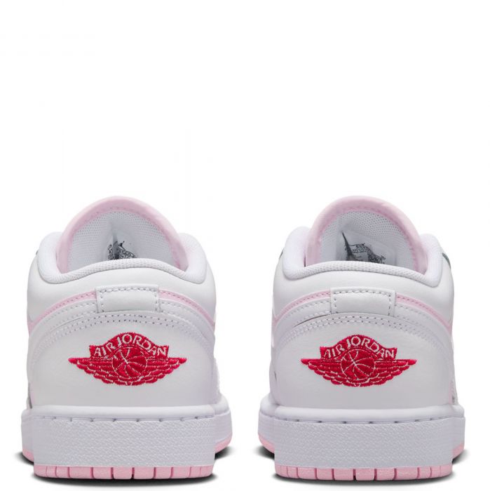 Grade-School Air Jordan 1 Low PINK FOAM /WHITE-FIRE RED