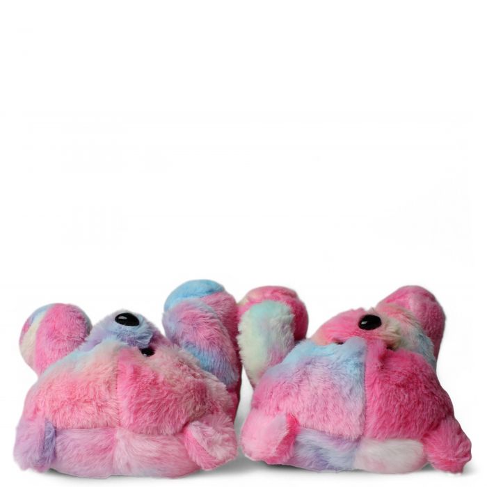 Plush-01 Bear Fuzzy Slippers Multi color