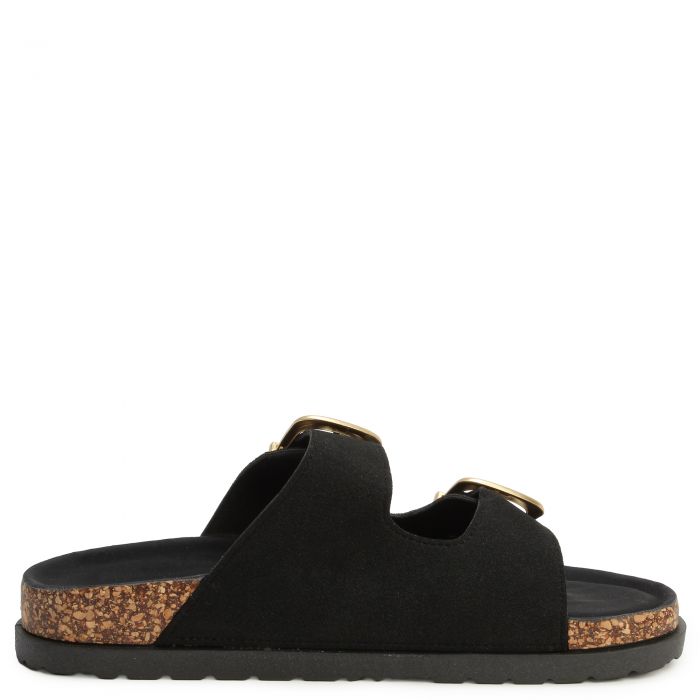 Ash-63 2-Buckle Sandal Black