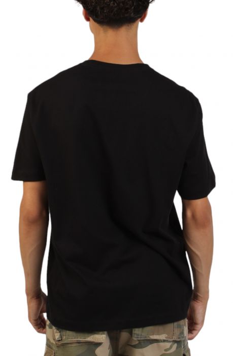 Embroidered Rope Logo T-Shirt  Black