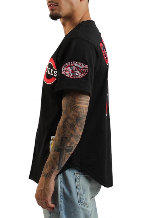 MLB Ken Griffey Jr Cincinnati Reds 2000 Authentic Batting Practice Jersey  Black