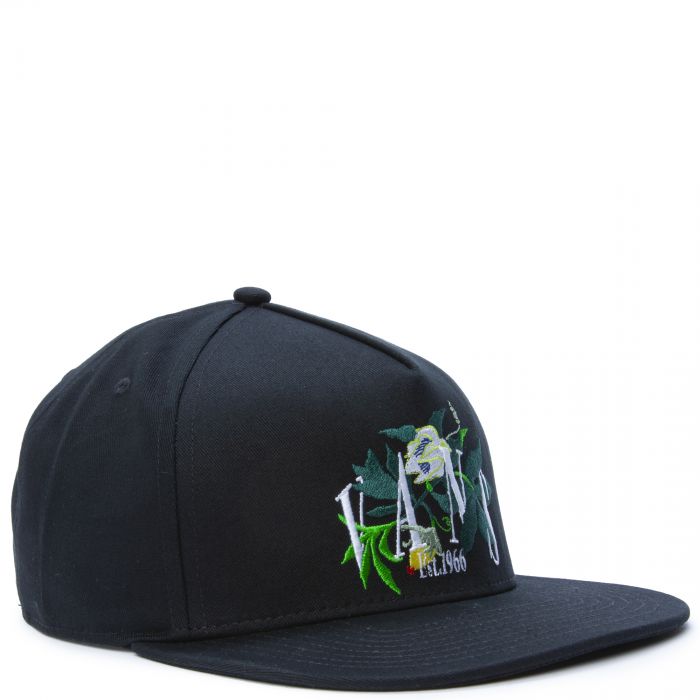 Greenhouse Snapback Hat Black