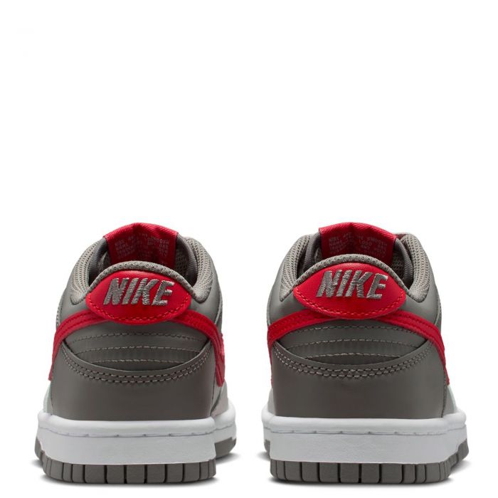 Grade-School Nike Dunk Low Cobblestone/University Red-Soft Grey