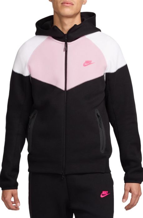 Sportswear Tech Fleece Windrunner Full-Zip Hoodie Black/White/Pink Foam