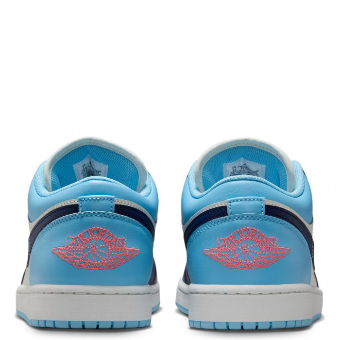 Air Jordan 1 Low Sail/Blue Void-Blue Chill-Hot Lava