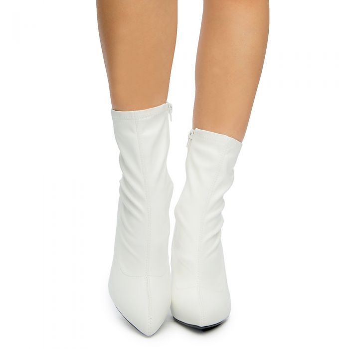 Women's Pledge-17m Bootie White/Red