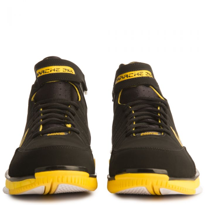 black and yellow huaraches