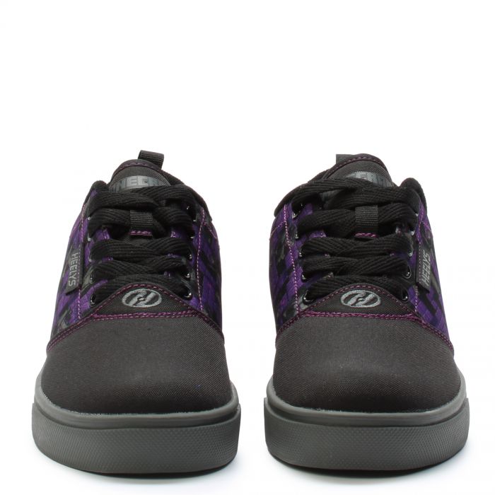Grade School Minecraft Heelys Black/Purple