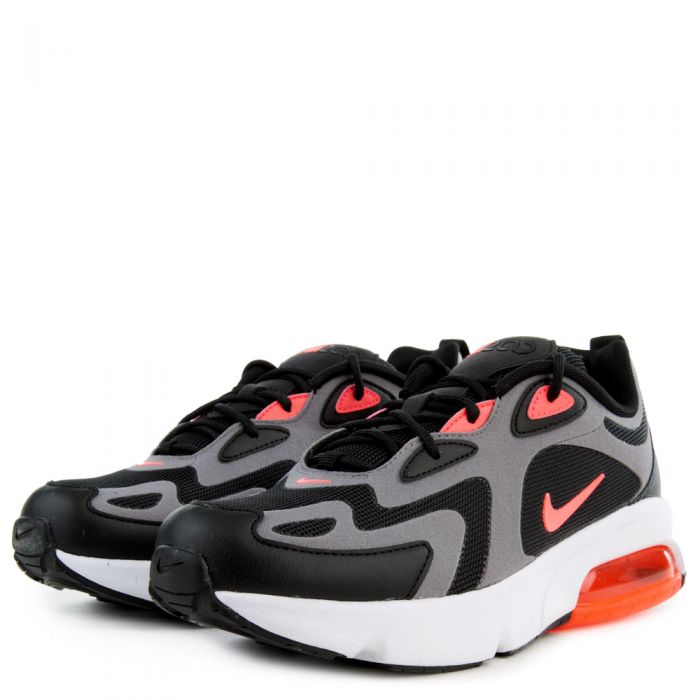 (GS) Air Max 200 Black/Hot Punch-Gunsmoke-White