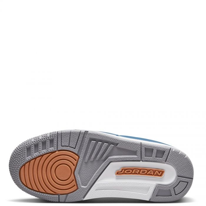 Pre-School Jordan 3 Retro  White/Mtlc Copper-True Blue-Cement Grey