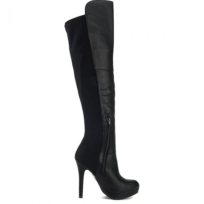 LEGEND FOOTWEAR INC Women's Knee-High Leather Boot Venga-S FD VENGA-S ...
