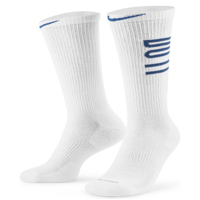 nike training 3 pack crew socks in multi