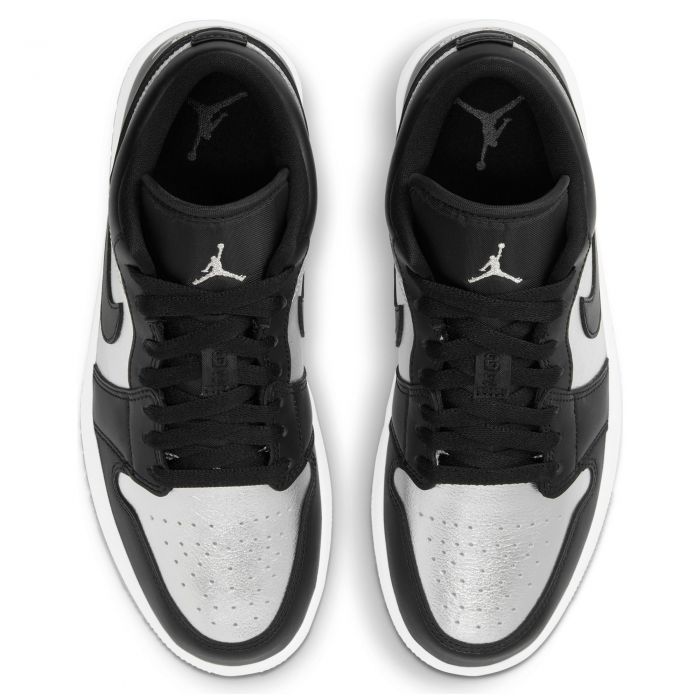 Air Jordan 1 Low SE Black/Metallic Silver-White
