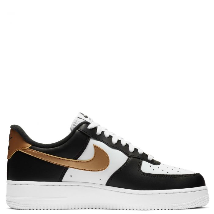 af1 white black and gold