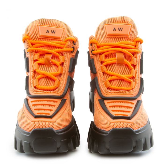 Damson-07 Platform Sneaker Orange Pu