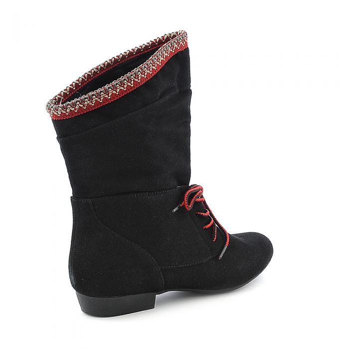 Low-Heel Boot Picnic-03 Black