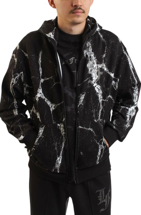 HOOPS X LAFRANCE WRITTEN IN CHROME HOODIE Black/White