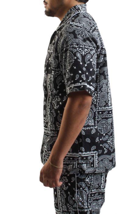  Paisley V2 Camp Shirt Black Paisley