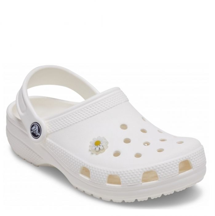 Translucent Daisy Jibbitz White