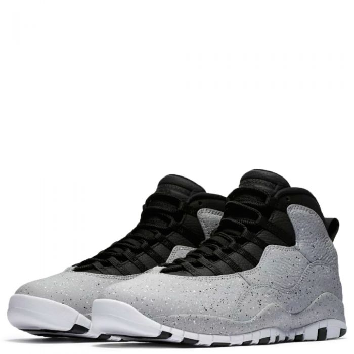 MEN'S AIR JORDAN 10 RETRO LT SMOKE GREY/BLACK-INFRARED 23-WHITE