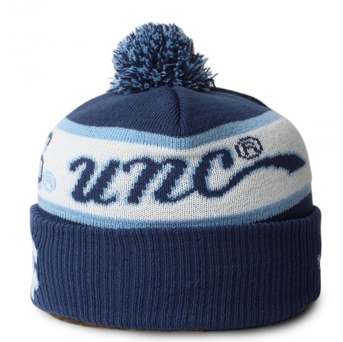 NCAA Block Sweep Pom Knit Beanie Navy